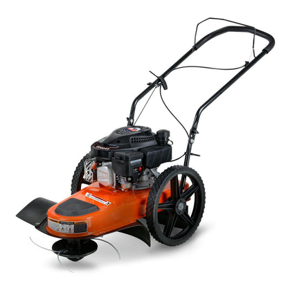 SuperHandy Walk-Behind String Trimmer & Weed Whacker - 7HP Gas Engine, 21" Cutting Diameter - DIY Tools by GreatCircleUS